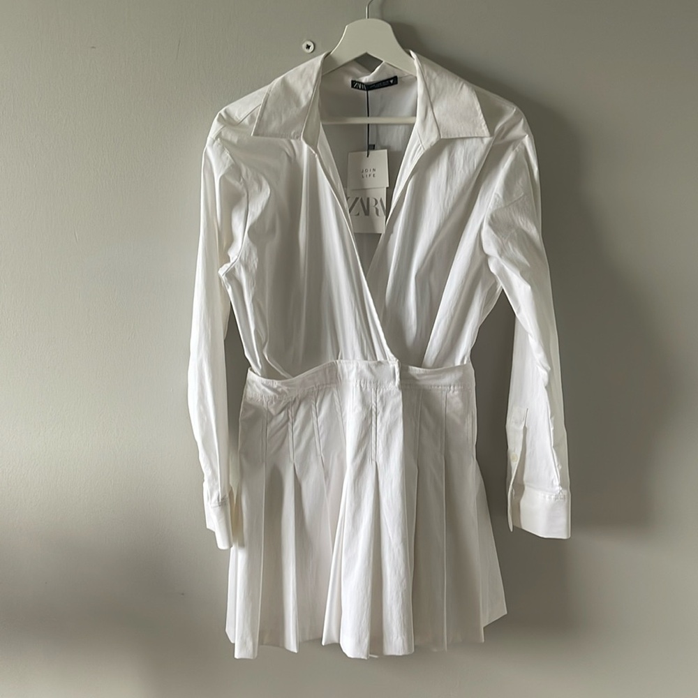 NWT ZARA white summer dress